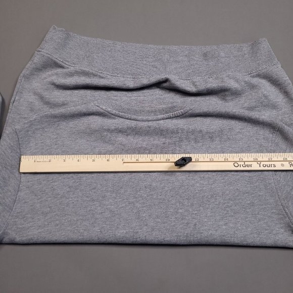 Karl Lagerfeld Big Logo Crew Neck Ribbed Sweatshirt Designer Preppy Large - Picture 7 of 9